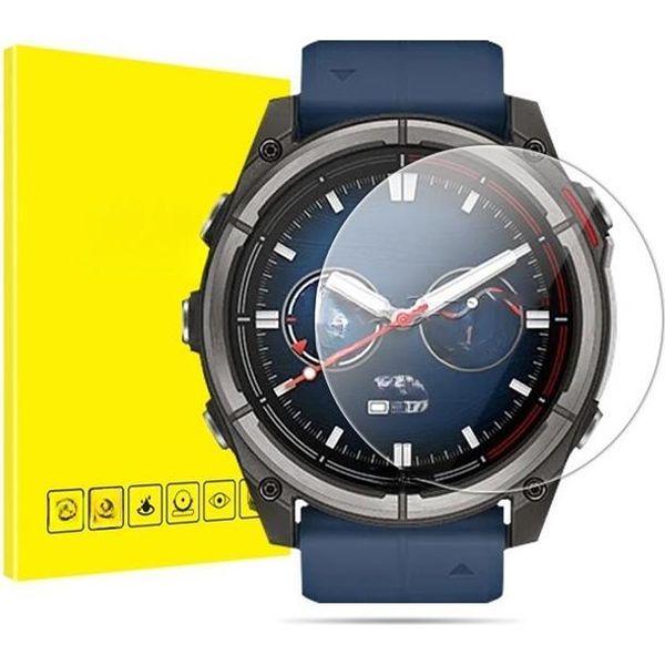 Inf Protezione Schermo In Vetro Temperato Per Garmin Quatix 8 51Mm, Anti-Luce Blu, 2 Pezzi-image