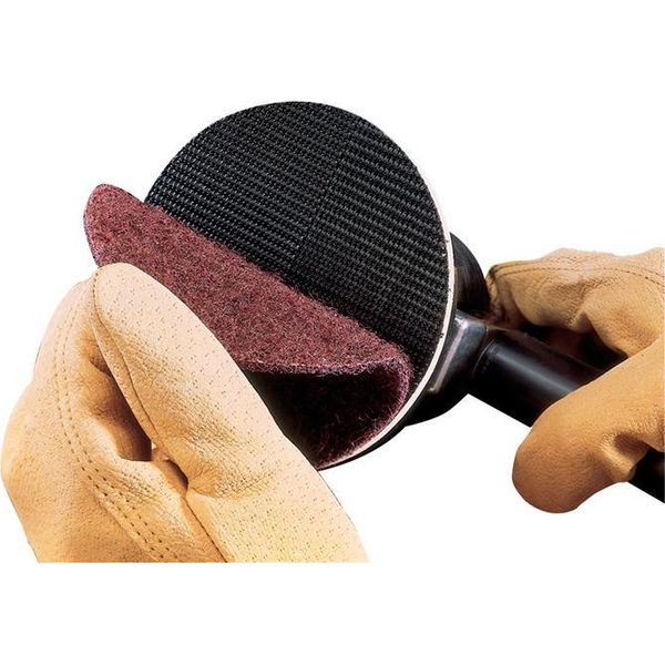 Disco Abrasivo In Tessuto Non Tessuto Scotch Brite™ SC-DH D.115Mm Marrone Grosso 3M-image