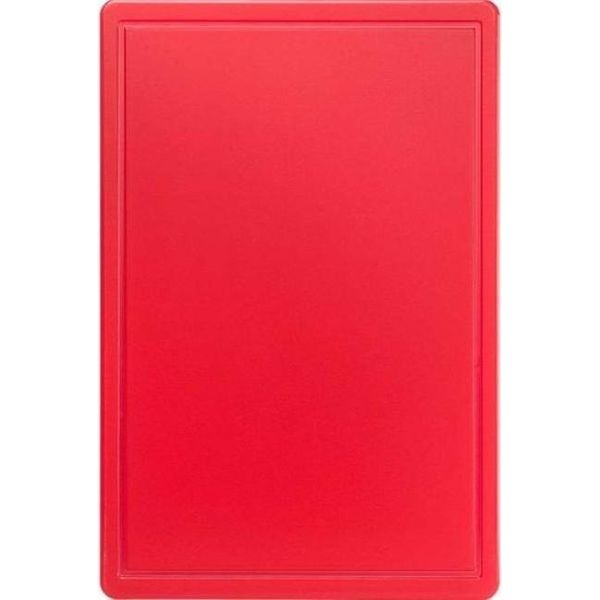 Tagliere, Haccp, Rosso, 600 X 400 X 18 Mm (Lxpxa)-image