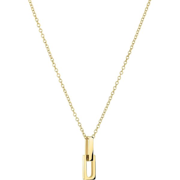 Kette Mit AnhäNger Liebeskind Berlin "Schmuck Geschenk Edelstahl Halskette Festive Mini Link", Gold (Gelbgoldfarben), Halsketten, Damen, Edelstahl, L: 45 B: 2Mm, B:2Mm-image