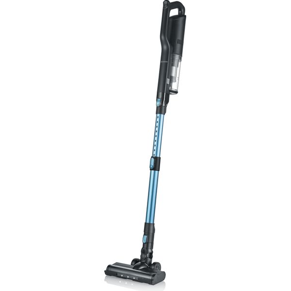 Severin Hv 7151, Aspirapolvere A Bastone, Senza Sacco, Nero, Blu, Argento, Rettangolare, Plastica, Asciutto-image