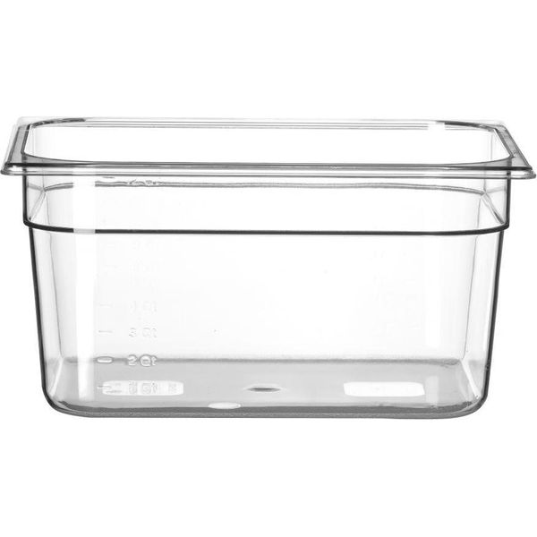 Hendi Contenitore Gastronorm 1/2, Profi Line, Gn 1/2, 9,5L, Trasparente, 325X265X(H)150Mm-image