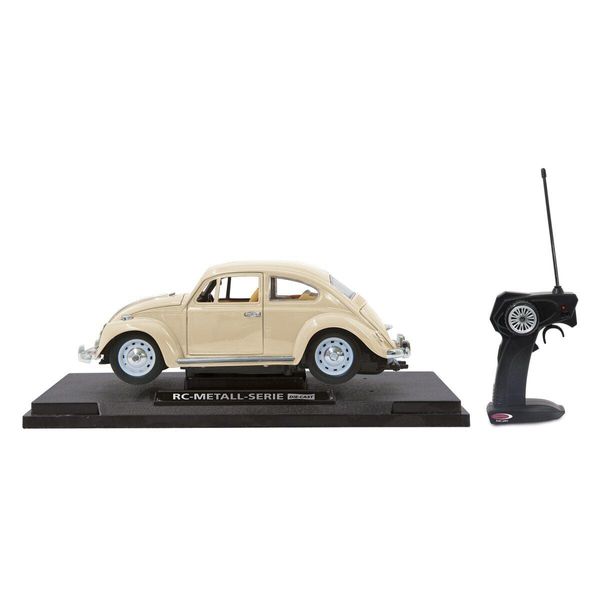 Vw Beetle Rc Diecast 1:18 Bianco Crema 40Mhz-image