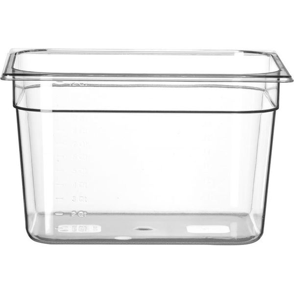 Hendi Contenitore Gastronorm 1/2, Profi Line, Gn 1/2, 12,5L, Trasparente, 325X265X(H)200Mm-image