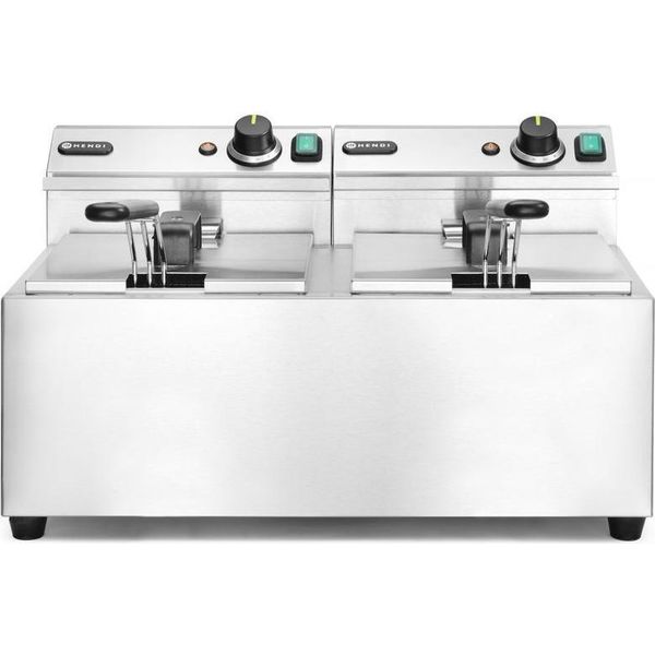 Hendi Profi Line Friggitrice, 2 × 8 L, Profi Line, 16L, 230V/7000W, 605X460X(H)369Mm-image