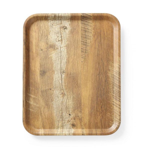 Vassoio Da Portata In Melamina Effetto Legno, Amerbox, Legno, 330X430 Mm-image