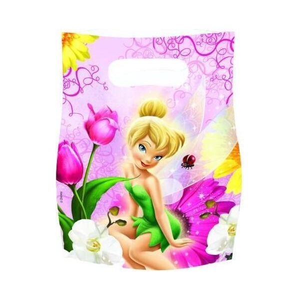 Campanellino - Sacchetti Per Feste Floreali Confezione Da 6 SG30391 (Taglia Unica) (Rosa/Bianco/Verde)-image