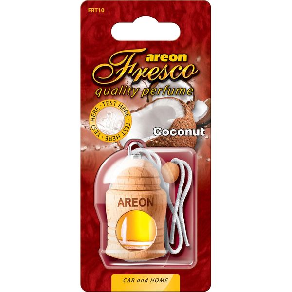 2X Originale Areon Fresco Auto Profumo Fragranza Può Fragranza Albero Deodorante Cocco-image