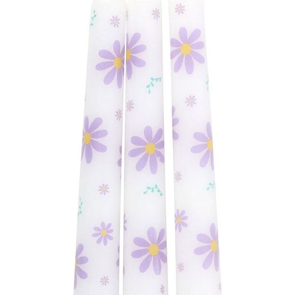 Something Different - Candela Conica, Daisy 3-Pack SD6709 (Taglia Unica) (Viola/Bianco)-image