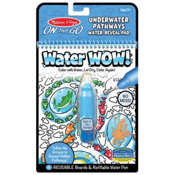Melissa & Doug Libro Da Colorare Con L'acqua Mondo Sottomarino Water Wow-image
