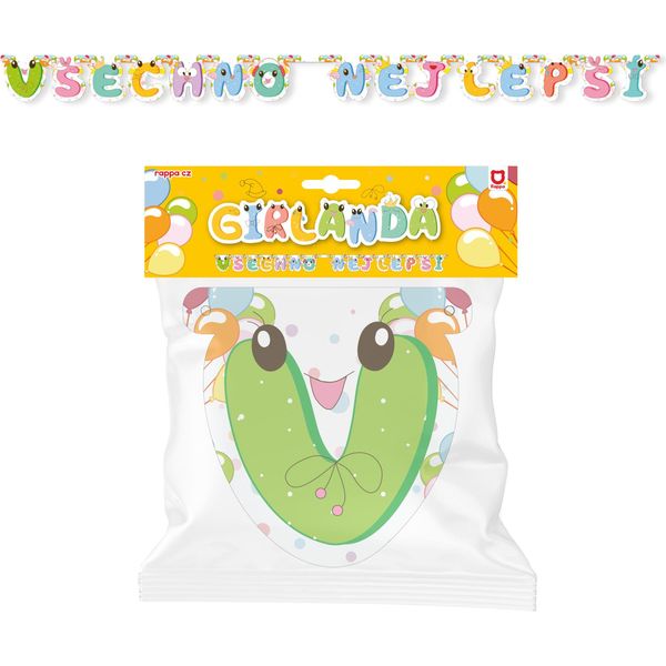 Rappa Ghirlanda Di Carta Happy Birthday - Verde-image
