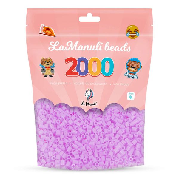 Perline La Manuli 2000 Midi Iron-On Rosa Ø 5 Mm Perline-image