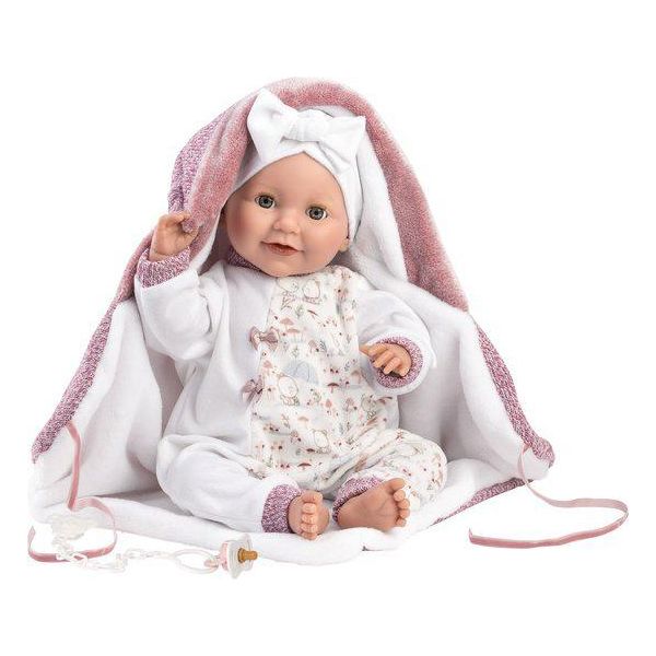 Llorens Bambola Piangente Heidi Con Occhi Addormentati E Suono 42 Cm-image