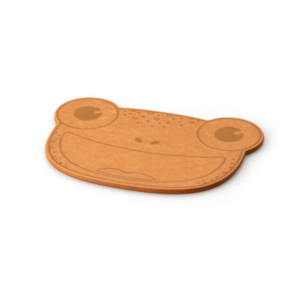 Continenta Gmbh Kinderbrett Frosch, Duracore Braun 21,9X15,3X0,6 Cm 5334-image