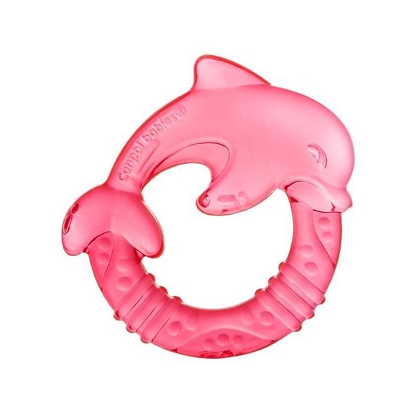Canpol Babies Teether Raffreddante Ad Acqua - Delfino, Rosa/Rosso-image