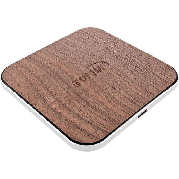 Inline® Qi Woodcharge, Caricatore Rapido Wireless, 5/7,5/10W/15W, USB-C-image