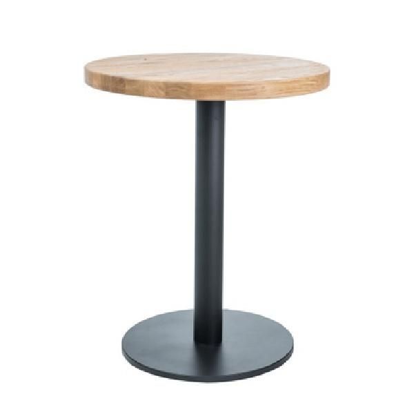 Tavolino Kyrylo 2 - 70, Rovere / Nero-image