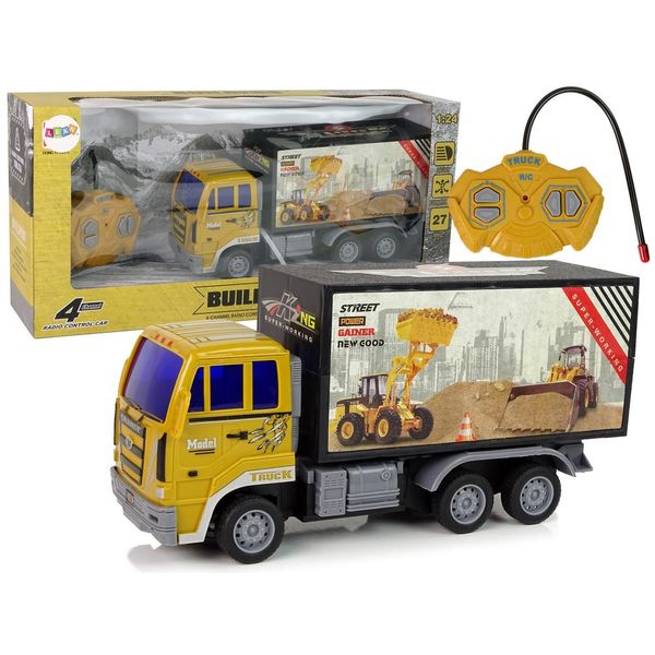 Camion Da Cantiere Telecomandato 1:24 Giallo-image