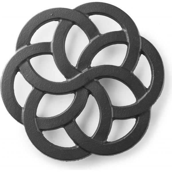 Supporto Per Teiera Ibili-Oriental, Ghisa, 13,5X1,5 Cm, Nero-image