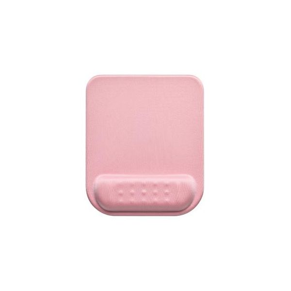 Tappetino Per Mouse E Polsi, Powerton Ergoline Pastel Edition, Ergonomico, Rosa, In Schiuma, 20,5X24,5-image
