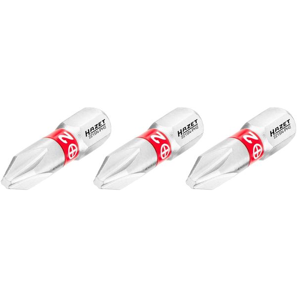 Bit 2215N-PH2/3 ∙ 1/4 Di Pollice (6,3 Mm) Esagono Pieno ∙ Profilo Phillips Ph ∙ 3 Pezzi ∙ Sw PH2-image