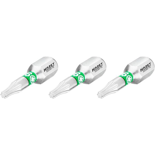 Bit 2223N-T9/3 ∙ 1/4 Di Pollice (6,3 Mm) Esagono Pieno ∙ Profilo Torx® Interno ∙ 3 Pezzi ∙ Sw T9-image