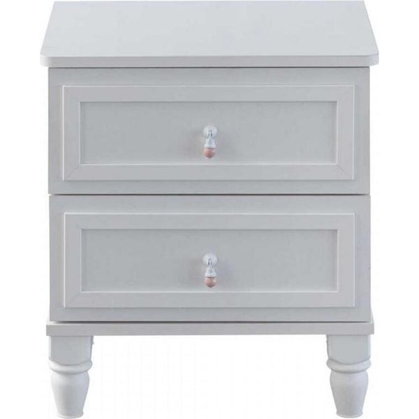 Comodini Consolle Per Comodini Legno Camera Da Letto Moderna Bianco Ragazze-image