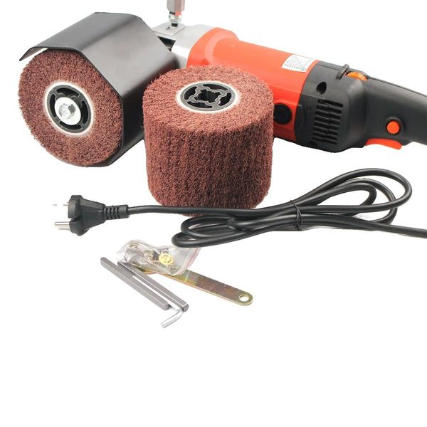 Lucidatrice Satinata, Potenza 1400W, Regime Minimo 3600 Giri/Min, Con 2 Ruote-image