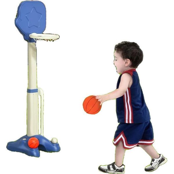 Canestro Da Basket, Altezza Regolabile, Design 2-In-1-image