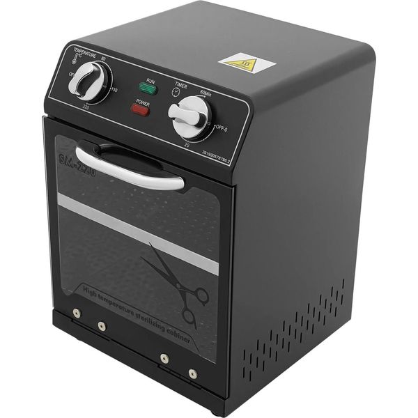 Sterilizzatore, Disinfezione Ad Alta Temperatura, Timer Di Facile Utilizzo, Nero-image