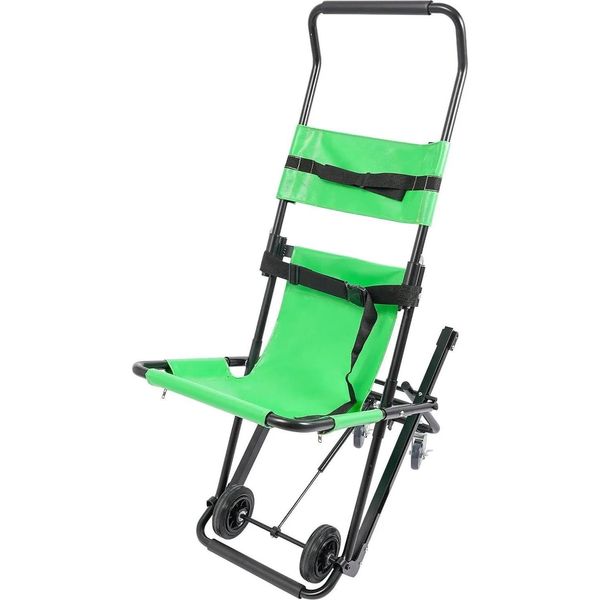 Sedia Pieghevole Con Funzione Di Scala, Design Portatile, Elevata Capacità Di Carico, Verde-image