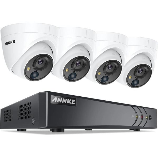 Sistema Di Sicurezza Cctv, 5MP Ultra Hd, 8 Canali, Kit Di Telecamere 4Pcs, 1T-image