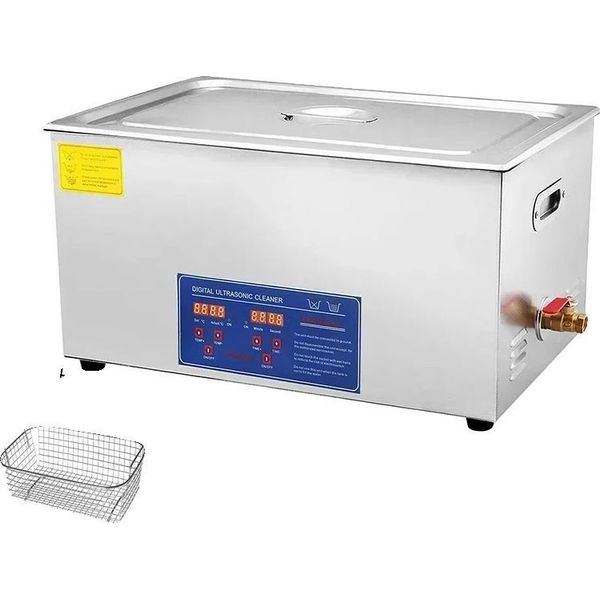 Pulitore A Ultrasuoni, Acciaio Inossidabile, Efficiente Pulizia A Ultrasuoni, 22L-image