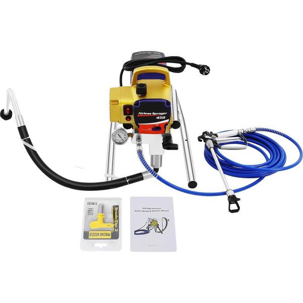 Spruzzatore Di Vernice, Alta Efficienza, Design Airless, Oro E Blu, Spina Ue-image