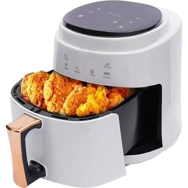 Friggitrice Ad Aria Calda, Potenza 1400W, Capacità 8L, Controllo Touchscreen, Intervallo Di Temperatura 60-200°C, Design Compatto-image