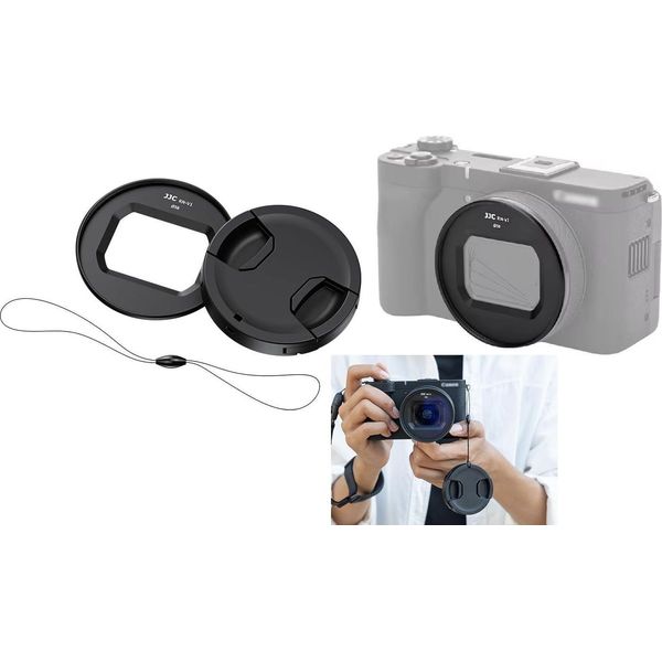 Adattatore Supporto Filtro + Tappo Filtro Per Canon Powershot V1 Jjc / RN-V1-image