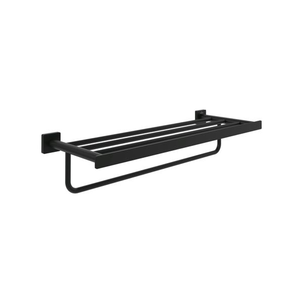 V&B Handtuchablage Elements Striking 595Mm, Matt Black ; Villeroy & Boch (TVA152006000K5)-image