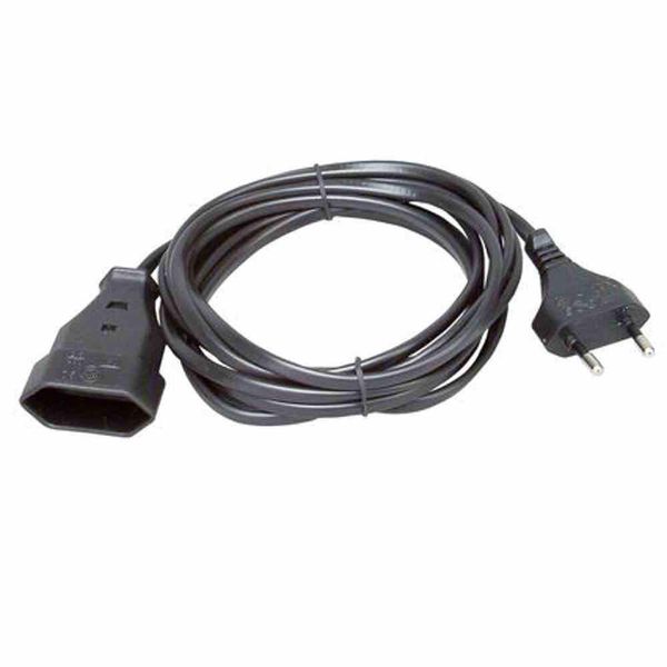 Kopp Sb Euro Prolunga 3M 2X0,75Qmm Pvc Nero-image