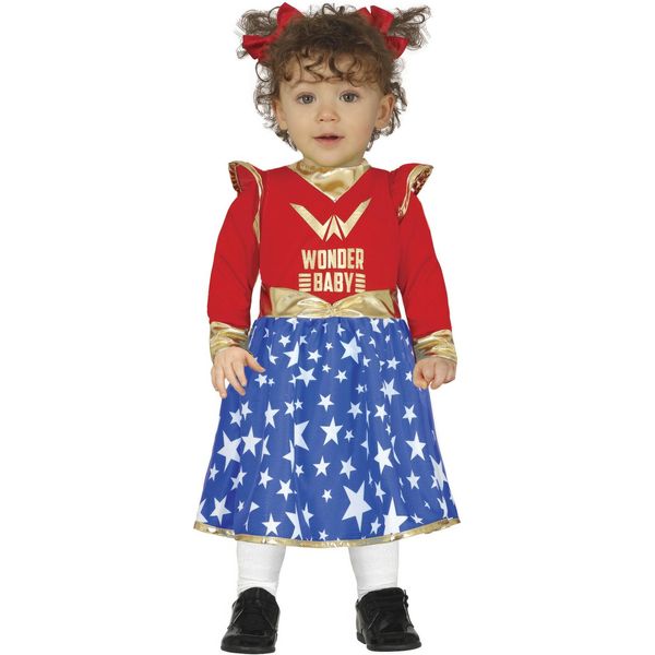 Supereroe Fumetto Avventura Bambino Costume Carnevale Stella Festa In Maschera Fantasia Eroe Fumetto Avventura Gioco Sogno Idee Costume, Taglia: 74/80 Colore: Rosso-image