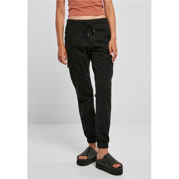 DáMské Kalhoty Urban Classics Donna Pantaloni Da Jogging A Vita Alta Nero - S-image