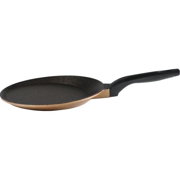 Serenk Fun Cooking Padella Antiaderente Per Crepes, Dosa Tawa Con Rivestimento In Granito E Corpo In Alluminio, Padella Rotonda Resistente Ai Graffi E Ai Tagli Per Omelette, Tortilla, Pancake, Uova, 8,6 Pollici, TüRkiye-image