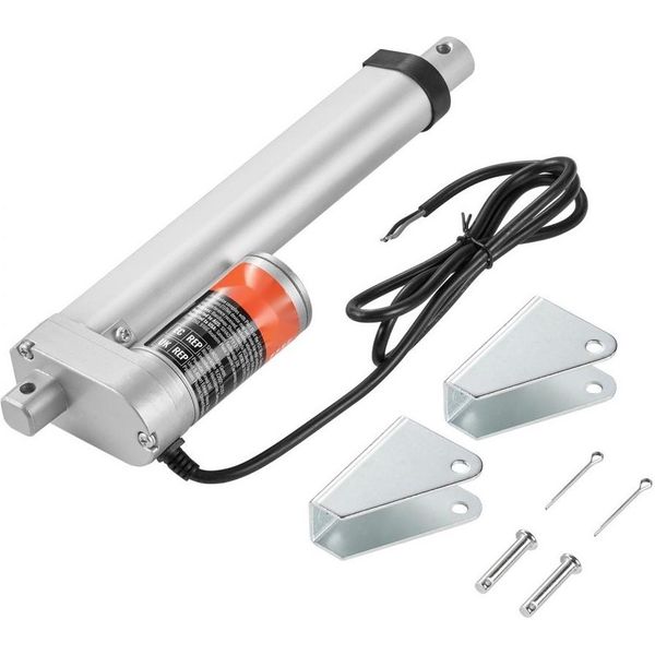 Attuatore Lineare 1500N - Attuatore Lineare Dc 12V - Motore Lineare Elettrico IP54 - Lunghezza Corsa 150Mm - Livello Di Rumorosità ≤60Db - Apriporta Elettrico - Velocità Di Traslazione 5Mm/S - Attuatore Lineare-image