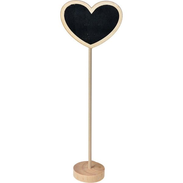 Lavagna Clayre & Eef 8X5X27 Cm Legno Nero-image