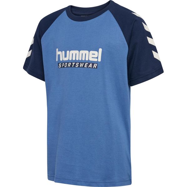 Hummel Hmljr Logo T-Shirt S/S - Blu Olandese, Taglia:158-image