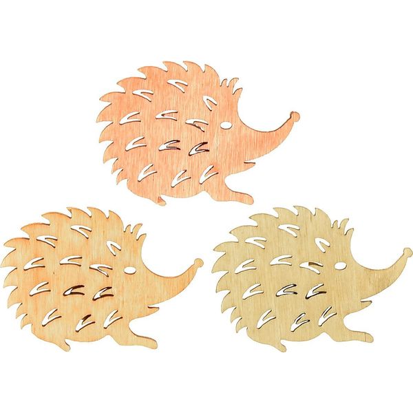 Decorazione Da Tavola Autunno Riccio Spargere Decorazione Legno 72 Pezzi Colorati 4X3Cm-image