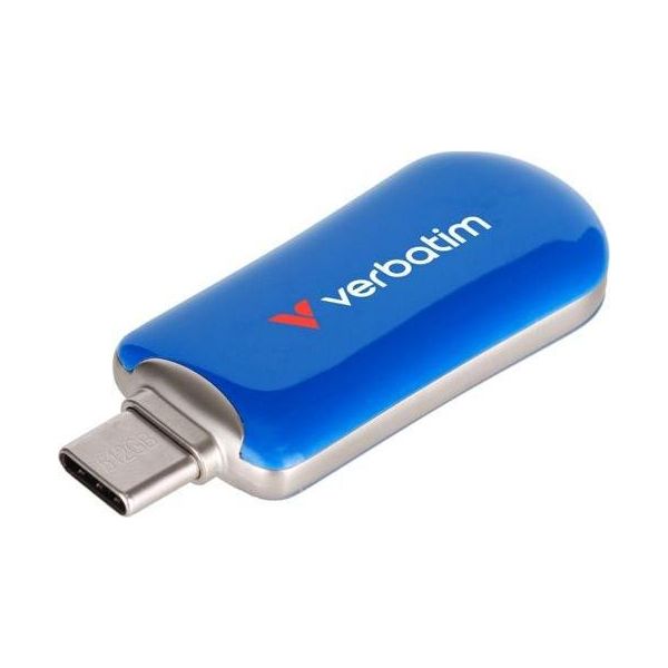 Verbatim 30235 Plectra Blue 512GB Unità Flash USB-C Chiave Di Memoria Blu-image