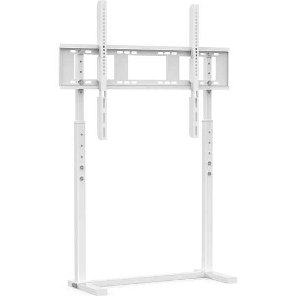 Supporto Tv Universale Da Pavimento, Regolabile In Altezza Da 120 A 150 Cm, Supporta Televisori Da 32 A 85 Pollici, Bianco-image