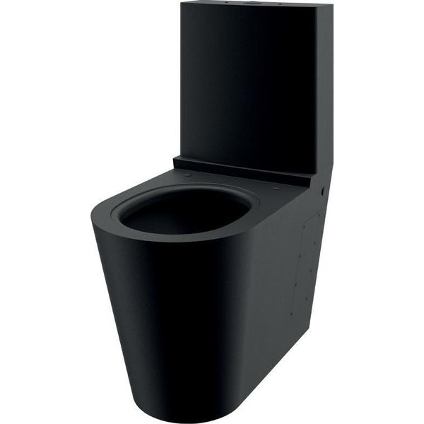 Delabie Wc Monobloco S21 Mit SpüLkasten Edelstahl Matt Schwarz-image