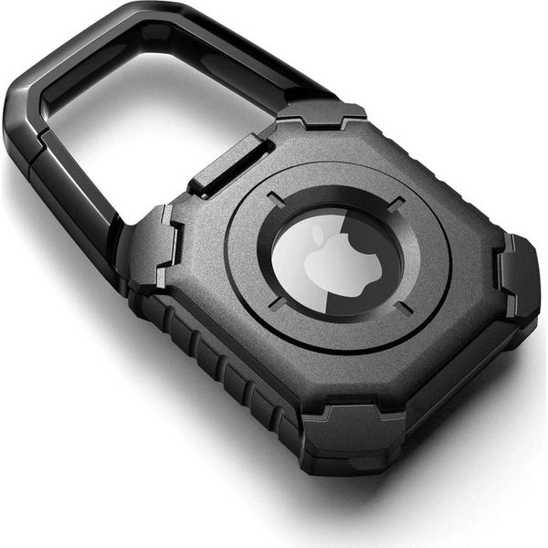 Custodia Tech-Protect In Poliammide Per Apple Airtag 1 / 2 - Nero-image