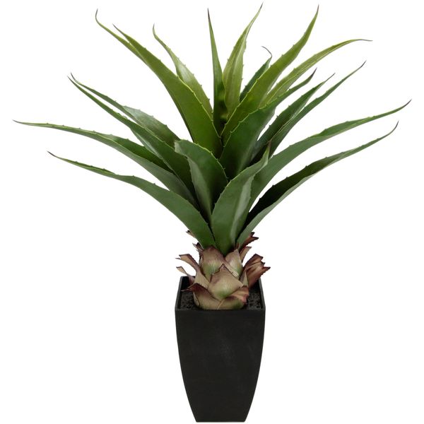 Kunstpflanze I.Ge.A. "Agave Im Topf", GrüN, B:38Cm H:75Cm T:38Cm, Kunststoff, Kunstpflanzen, Kunstpflanze-image